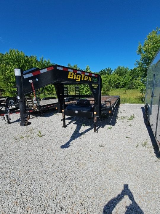 Used 2023 Big Tex Trailers 12K GVWR 14GN-28+5 FLATBED Deckover Trailer
