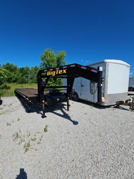 Used 2023 Big Tex Trailers 12K GVWR 14GN-28+5 FLATBED Deckover Trailer