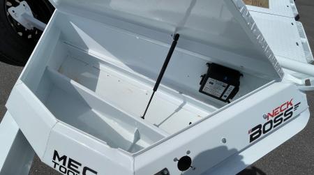 New HORIZON 20’x 83” ETZ WHITE TILT DECK EQUIPMENT TRAILER -15.2K (GVWR), in Deck Storage