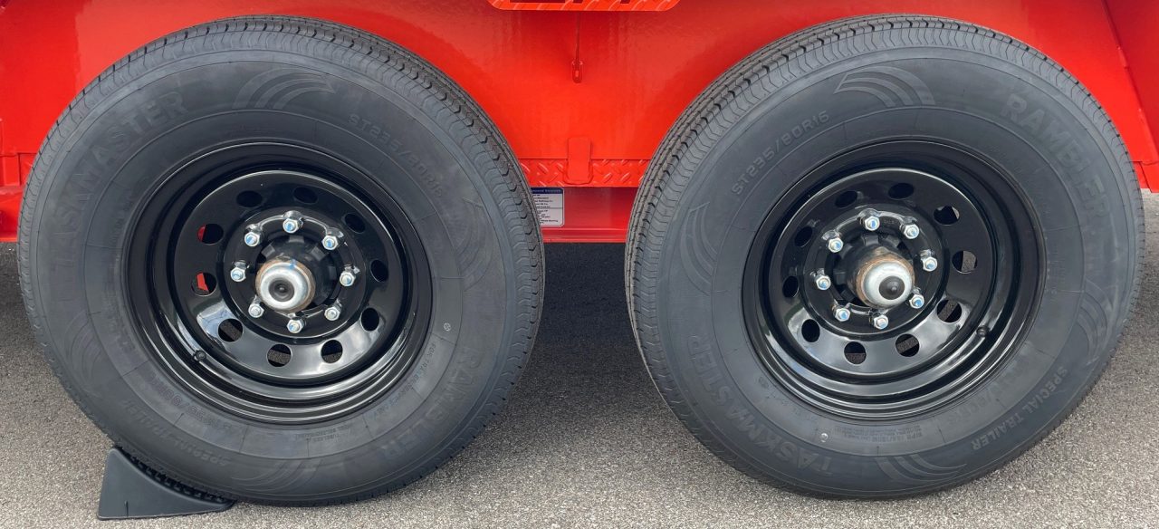 New HORIZON 20’x 83” ETZ ORANGE TILT DECK EQUIPMENT TRAILER -15.2K (GVWR), in Deck Storage