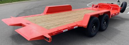 New HORIZON 20’x 83” ETZ ORANGE TILT DECK EQUIPMENT TRAILER -15.2K (GVWR), in Deck Storage