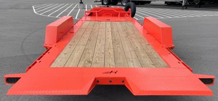 New HORIZON 20’x 83” ETZ ORANGE TILT DECK EQUIPMENT TRAILER -15.2K (GVWR), in Deck Storage