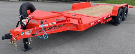 New HORIZON 20’x 83” ETZ ORANGE TILT DECK EQUIPMENT TRAILER -15.2K (GVWR), in Deck Storage