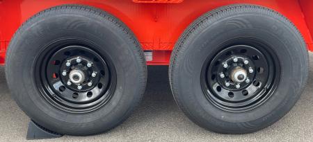 New HORIZON 20’x 83” ETZ ORANGE TILT DECK EQUIPMENT TRAILER -15.2K (GVWR), in Deck Storage