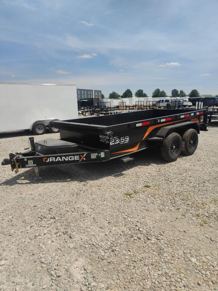 New 2026 RAWMAXX DUMP 183A14BP14K Orange X 83X14 TA 19  SIDES (GVW:14000) MID KNIGHT BLACK
