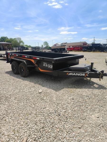 New 2026 RAWMAXX DUMP 183A14BP14K Orange X 83X14 TA 19  SIDES (GVW:14000) MID KNIGHT BLACK