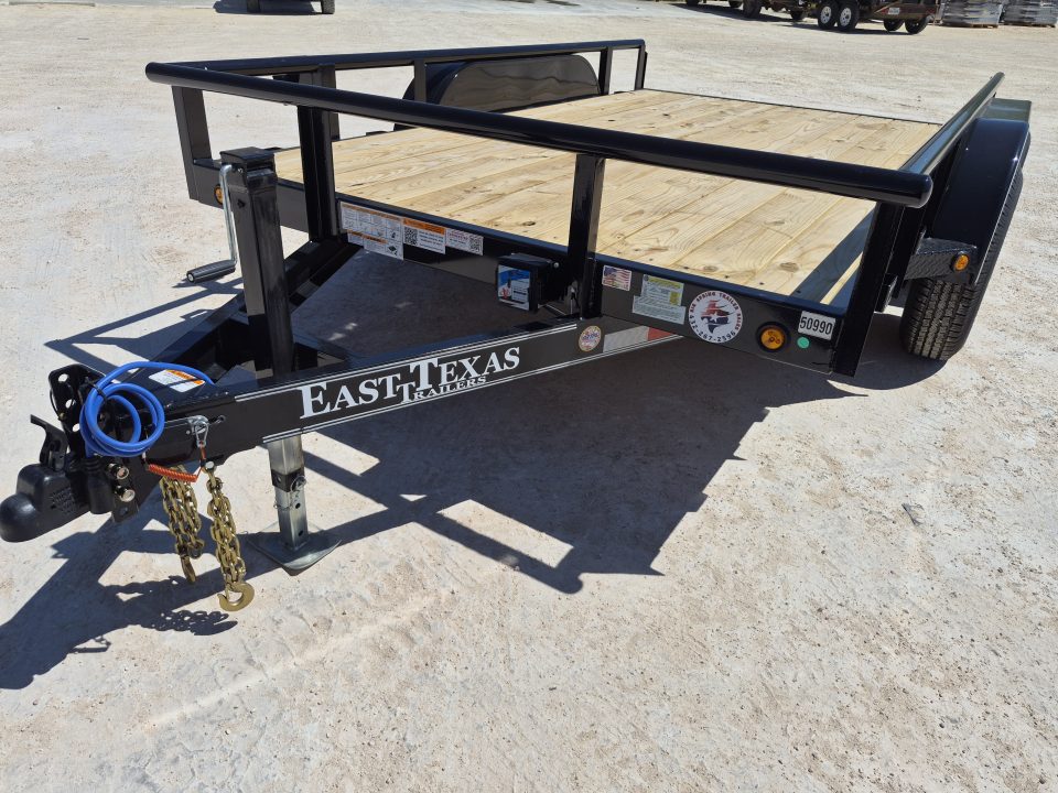 New 2027 East Texas 10K 12' Utility Trailer
