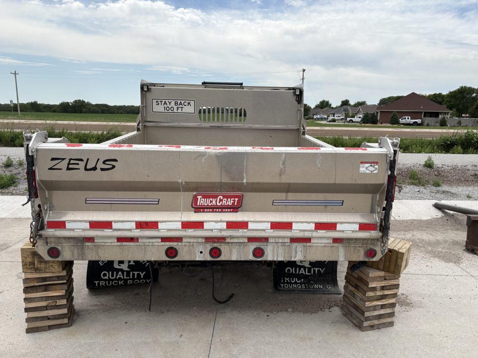 Used 2022 TruckCraft Dump Body Aluminum 60” Cab and Chassis Truck Bed