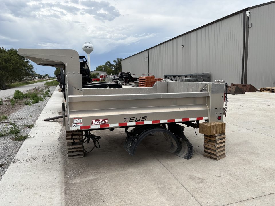 Used 2022 TruckCraft Dump Body Aluminum 60” Cab and Chassis Truck Bed