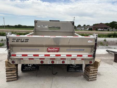 Used 2022 TruckCraft Dump Body Aluminum 60” Cab and Chassis Truck Bed