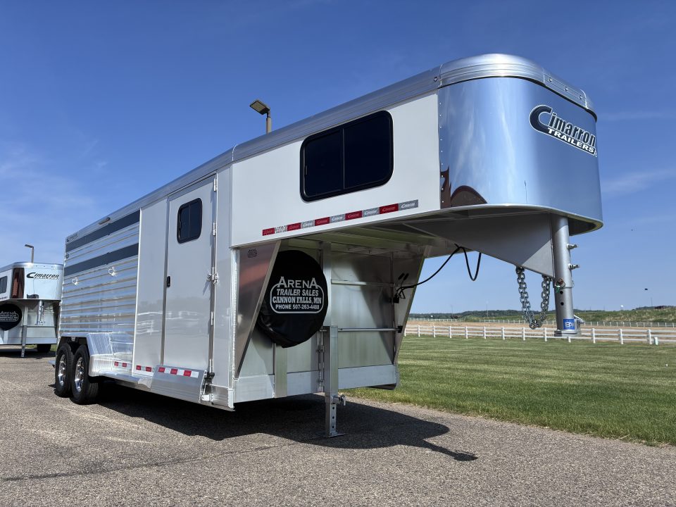 New 2027 Cimarron Trailers Lonestar 20' GN RTG Stock / Stock Combo Trailer