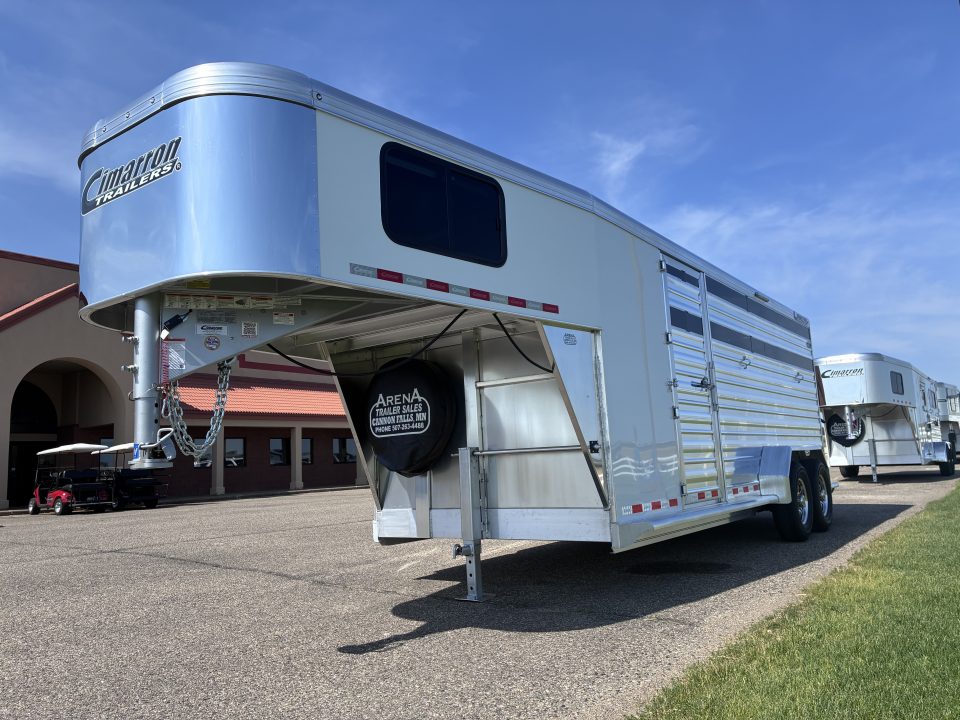 New 2027 Cimarron Trailers Lonestar 20' GN RTG Stock / Stock Combo Trailer