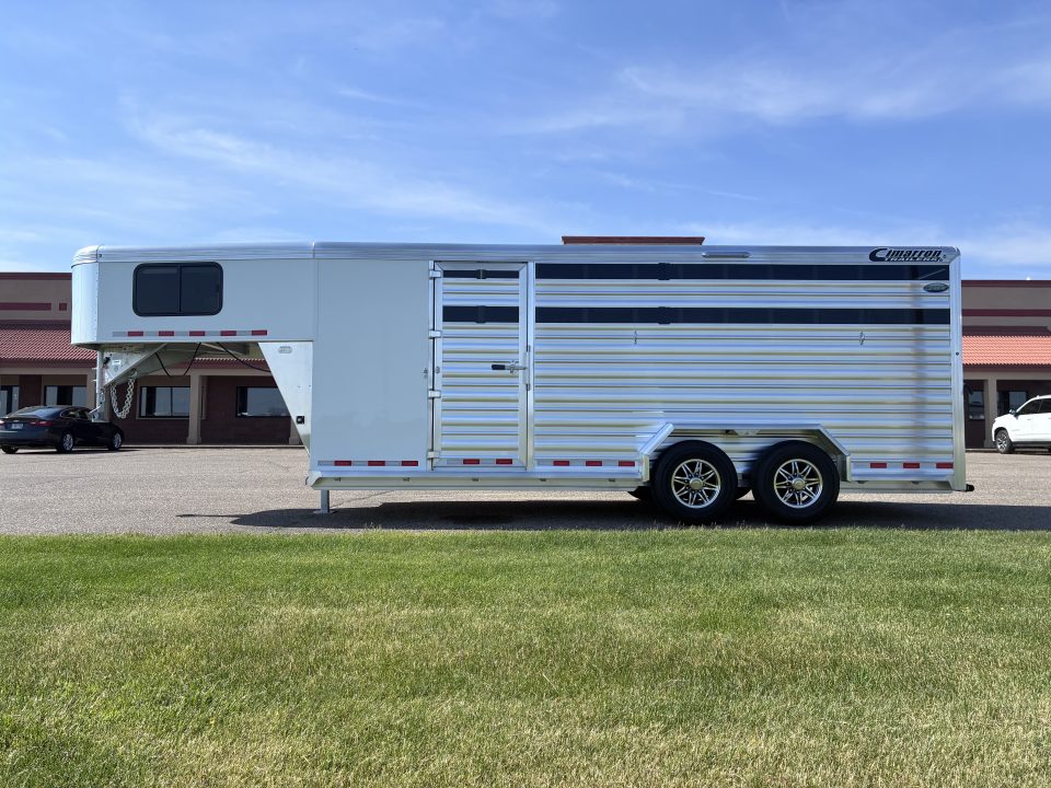 New 2027 Cimarron Trailers Lonestar 20' GN RTG Stock / Stock Combo Trailer