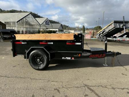 New MINI DUMP 2027 Double A ELP55-8 5X8 SINGLE AXLE 5000 GVWR Dump Trailer