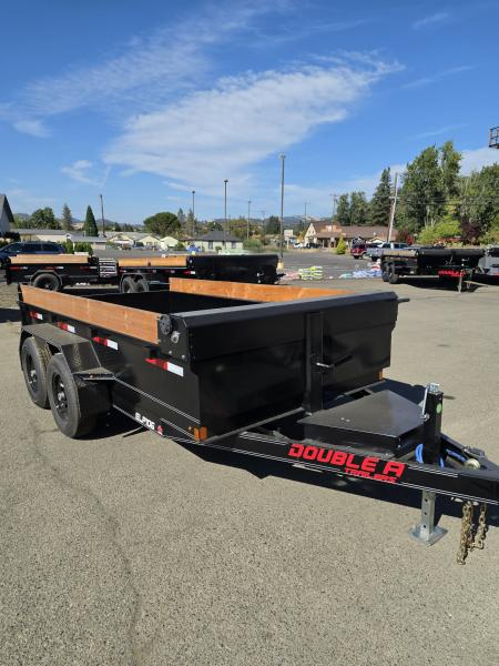 New DUMP 2027 DOUBLE A ELP106-12 6X12 10,000 GVWR TANDEM AXLE TRAILER