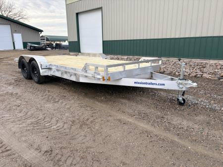 New 2026 18' Mission 7k Aluminum Car Hauler