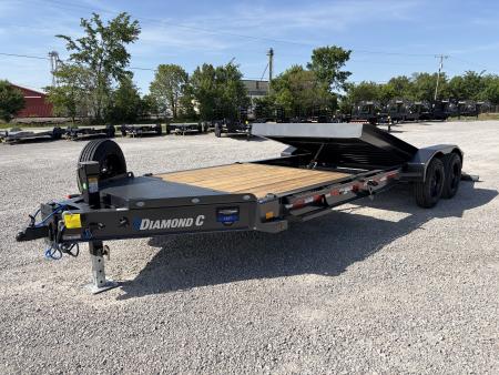 New 2026 Diamond C Trailers HDT208L22X82 (82" X 22') 18K (Pacesetter Ed.) Partial Tilt Equipment Trailer