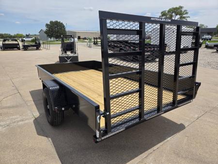 New 2026 H&H Trailers 76x12 Solid Side Utility Trailer 5K Brake Utility Trailer