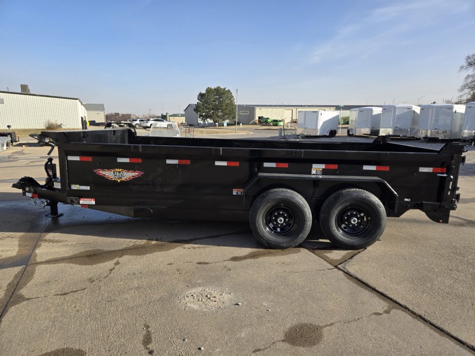 New 2026 H&H Trailers 83x16 Industrial 14K Scissor Dump Trailer