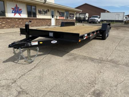 New 2026 AMO 82x20 TA2 w/2ft Dove Tail 10k Car Hauler