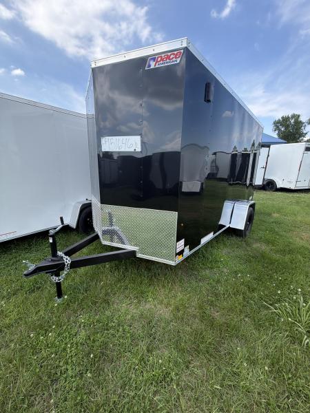 New 2026 Pace American 6 X 12 Outback DLX Flat Top V-Nose 3K