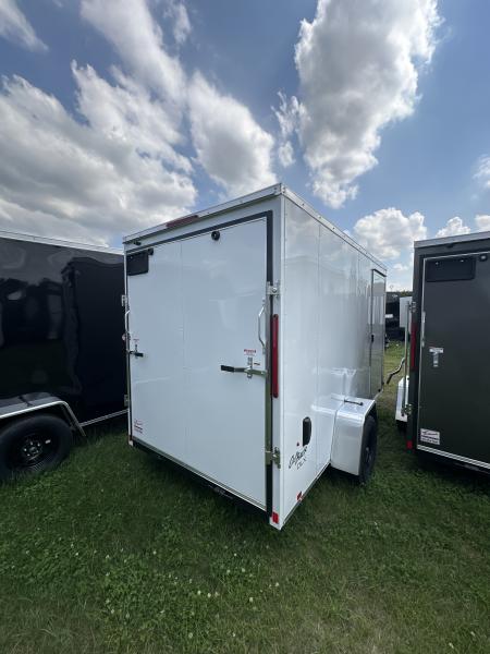 New 2026 Pace American 6 X 12 Outback DLX Flat Top V-Nose 3K