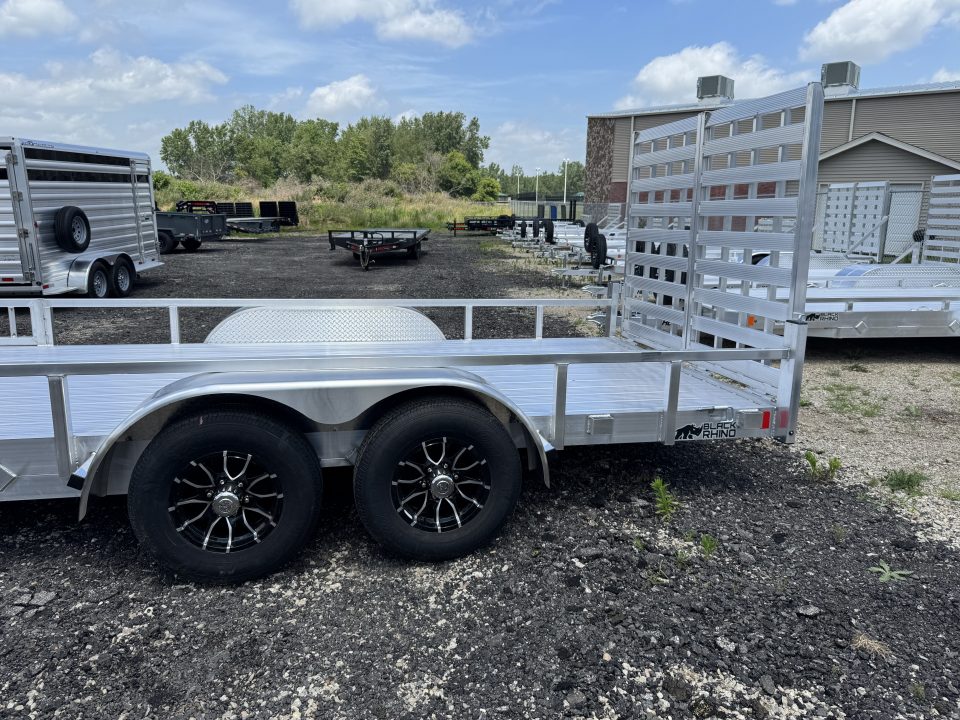 New 2026 Black Rhino LST718A-10 Utility Trailer