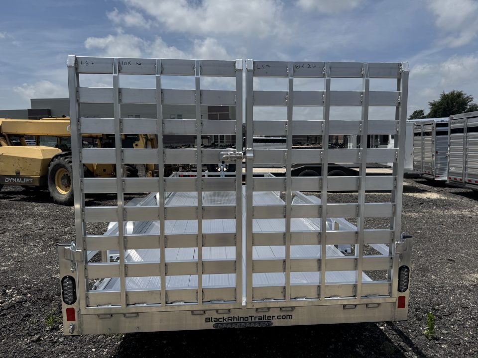New 2026 Black Rhino LST718A-10 Utility Trailer