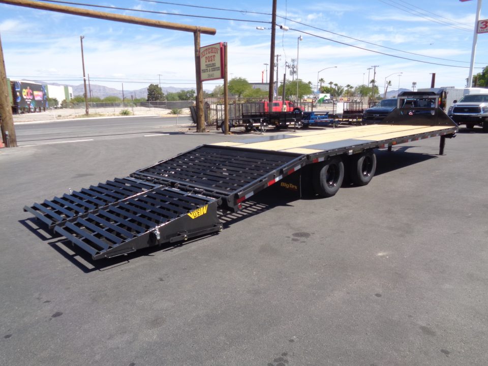 New 2027 Big Tex Trailer * 22GN-30D5A * 30ft Tandem Dual Wheel Gooseneck Trailer W/ Mega Ramps