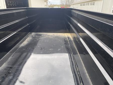 New 2026 PJ Trailers 7 X 14 FT DUMP TRAILER 14K GVWR 4' HIGH SIDE SPREAD GATE TARP KIT