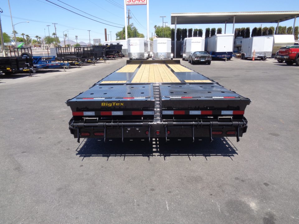 New 2026 Big Tex Trailers * 25PH-20+5MR * 25ft Heavy Duty Tandem Dual Wheel Pintle Flatbed Trailer w/ Mega Ramps