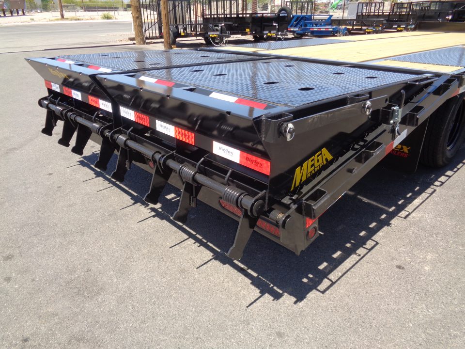 New 2026 Big Tex Trailers * 25PH-20+5MR * 25ft Heavy Duty Tandem Dual Wheel Pintle Flatbed Trailer w/ Mega Ramps