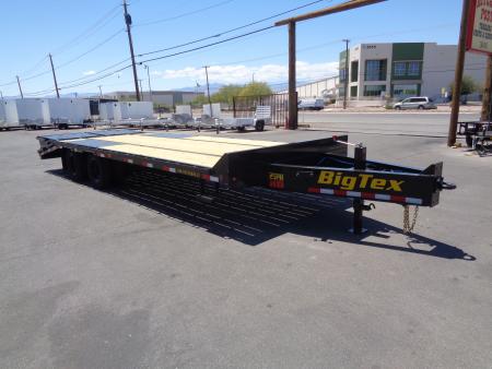 New 2026 Big Tex Trailers * 25PH-20+5MR * 25ft Heavy Duty Tandem Dual Wheel Pintle Flatbed Trailer w/ Mega Ramps