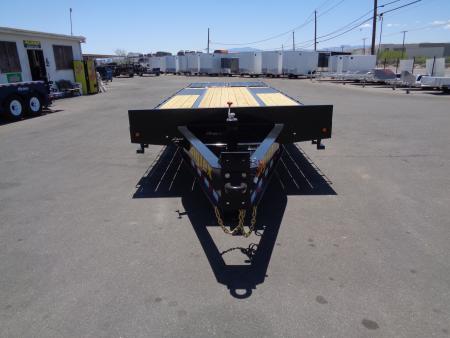 New 2026 Big Tex Trailers * 25PH-20+5MR * 25ft Heavy Duty Tandem Dual Wheel Pintle Flatbed Trailer w/ Mega Ramps