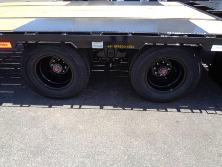 New 2026 Big Tex Trailers * 25PH-20+5MR * 25ft Heavy Duty Tandem Dual Wheel Pintle Flatbed Trailer w/ Mega Ramps