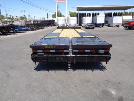 New 2026 Big Tex Trailers * 25PH-20+5MR * 25ft Heavy Duty Tandem Dual Wheel Pintle Flatbed Trailer w/ Mega Ramps