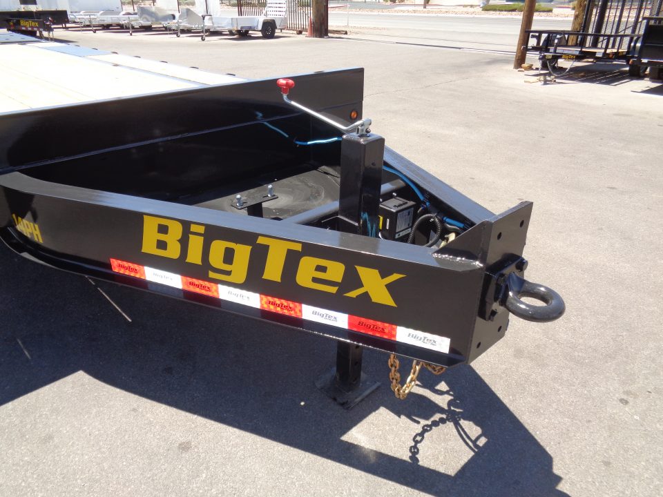 New 2026 Big Tex Trailers * 14PH-20+5MR * 25ft Single Wheel Tandem Axle Pintle Flatbed Trailer w/ Mega Ramps
