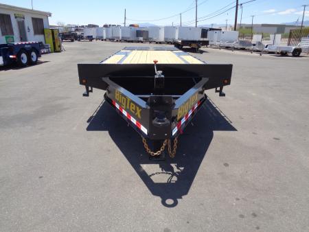 New 2026 Big Tex Trailers * 14PH-20+5MR * 25ft Single Wheel Tandem Axle Pintle Flatbed Trailer w/ Mega Ramps