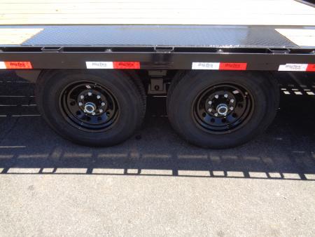 New 2026 Big Tex Trailers * 14PH-20+5MR * 25ft Single Wheel Tandem Axle Pintle Flatbed Trailer w/ Mega Ramps