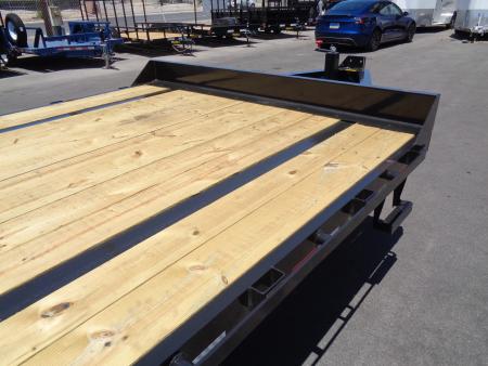 New 2026 Big Tex Trailers * 14PH-20+5MR * 25ft Single Wheel Tandem Axle Pintle Flatbed Trailer w/ Mega Ramps