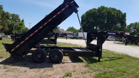 New 2026 Sure-Trac 82x14 Gooseneck Telescopic Dump Trailer 14K