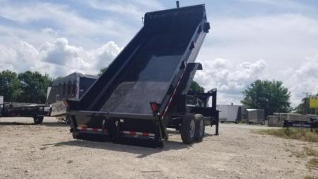 New 2026 Sure-Trac 82x14 Gooseneck Telescopic Dump Trailer 14K