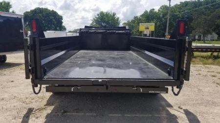 New 2026 Sure-Trac 82x14 Gooseneck Telescopic Dump Trailer 14K