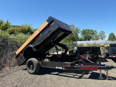 New DUMP 2027 Double A ELP55-10 5X10 SINGLE AXLE 5000 GVWR Dump Trailer