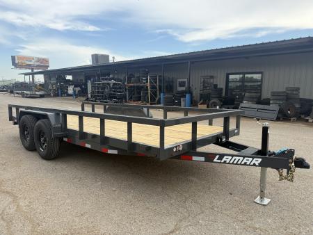 New 2026 Lamar Trailers 83X18 BP 10K Utility Trailer