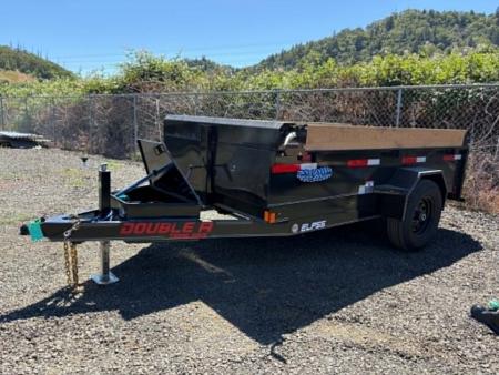 New DUMP 2027 Double A ELP55-10 5X10 SINGLE AXLE 5000 GVWR Dump Trailer