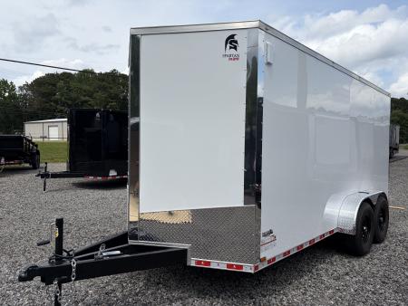 New 2026 Spartan 7X16 HD Pro-Series, 14K GVWR Big Package, 12" On Center Frame, Polycor, Stabledeck