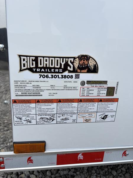 New 2026 Spartan 7X16 HD Pro-Series, 14K GVWR Big Package, 12" On Center Frame, Polycor, Stabledeck