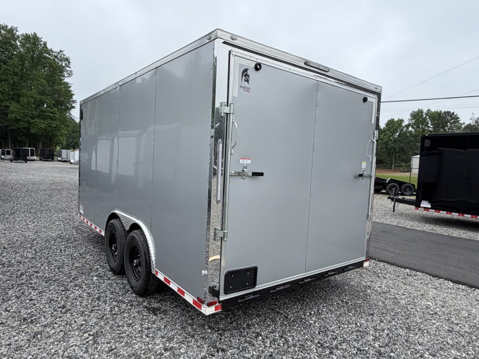 New 2026 Spartan 8.5x16 Pro-Series, Enclosed Trailer, 14K GVWR, 12" On Center Frame, Polycor, 7' Interior