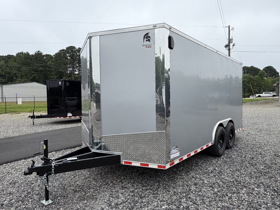 New 2026 Spartan 8.5x16 Pro-Series, Enclosed Trailer, 14K GVWR, 12" On Center Frame, Polycor, 7' Interior